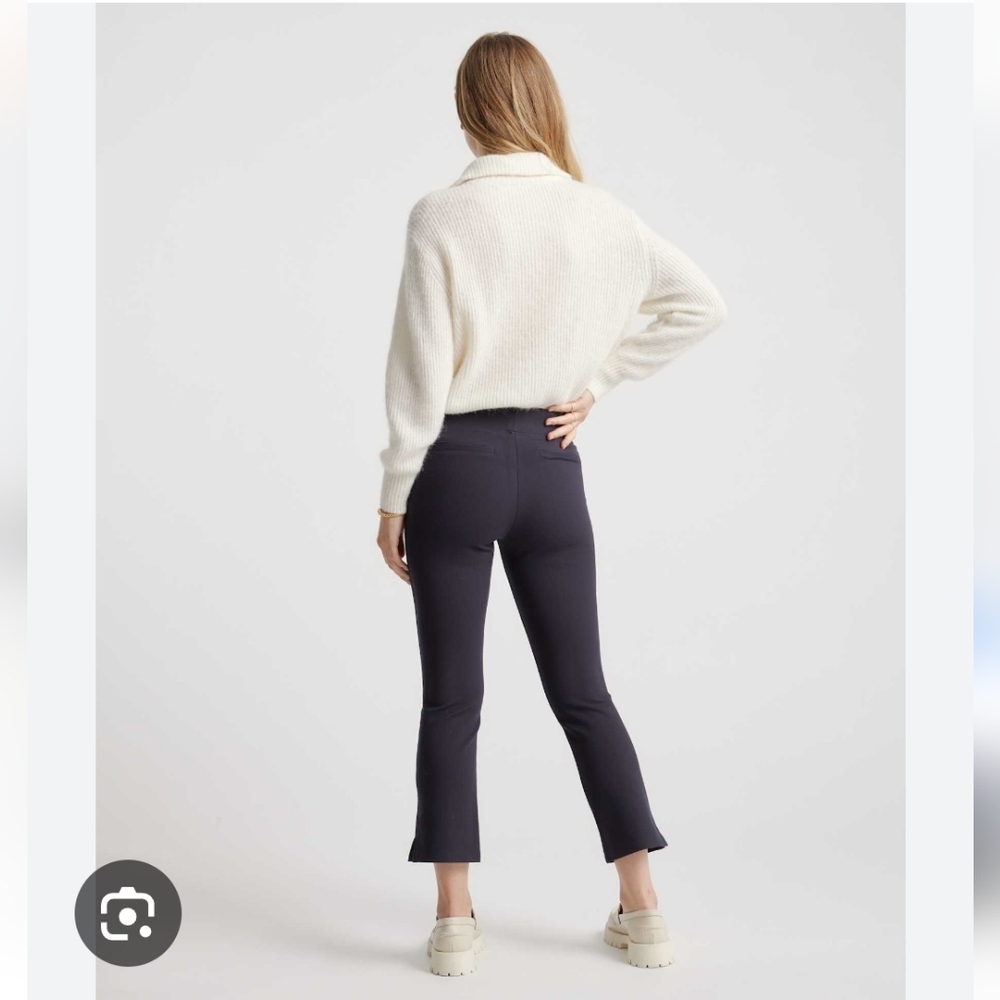 Quince Ultra-Stretch Kick Flare Ponte Pant Sz S NWT